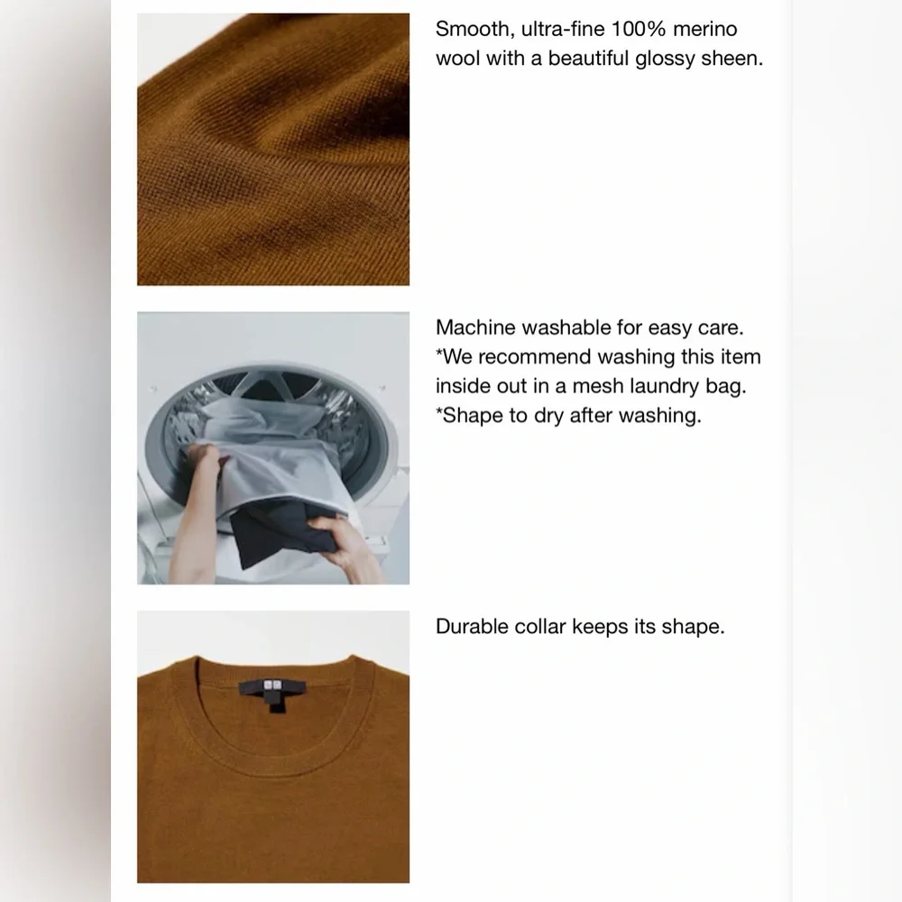 Uniqlo 100% Merino Wool Sweater - Picture 6 of 6